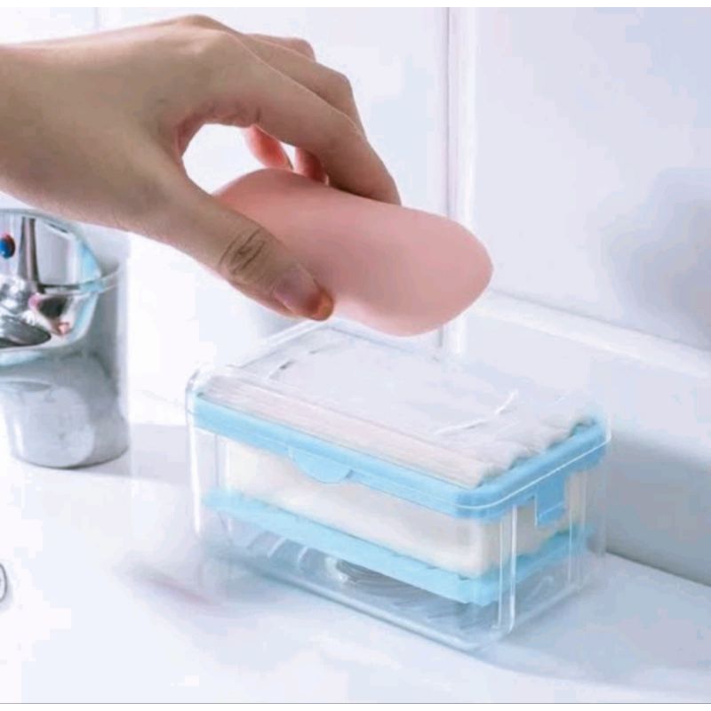 Dispenser Sabun Batang / Tempat Sabun Batang roll elastis / Tempat Sabun Batang / Sabun Mandi / Sabu