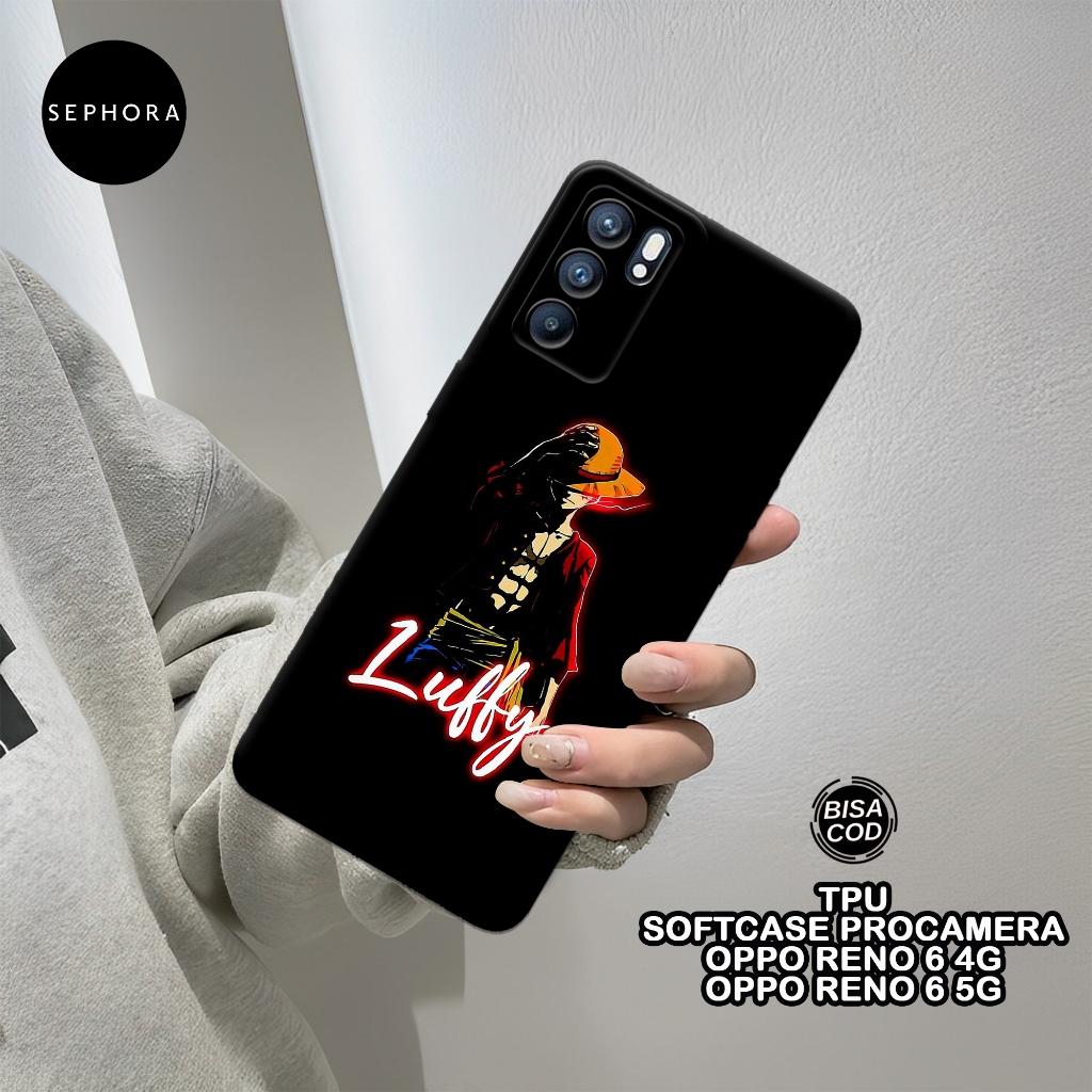 Softcase Oppo Reno 6 Terbaru - Fashion Case Anime - Case Oppo Reno 6 - Case Pro Camera - Casing Oppo