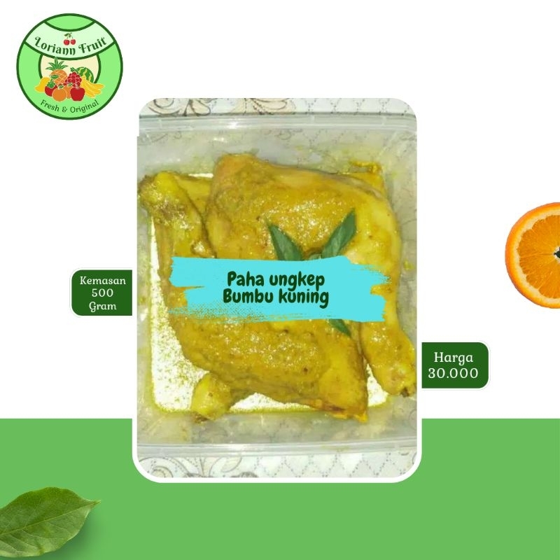 

Paha ayam bumbu kuning (ungkep)