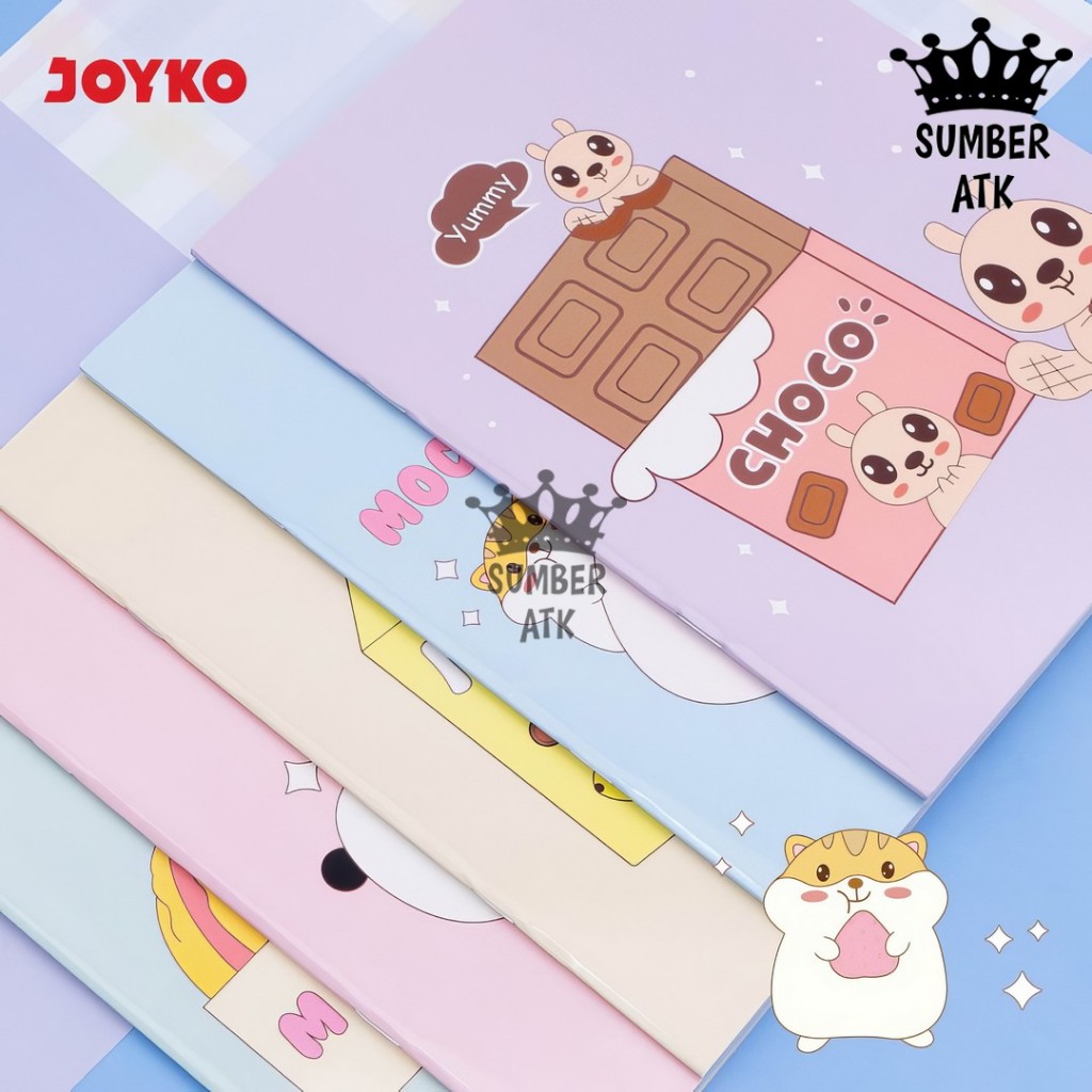 

[Whispers] Buku Tulis Catatan Bergaris Ruled Notebook Joyko NB-737 Dream Engine, Dessert, Sweetie