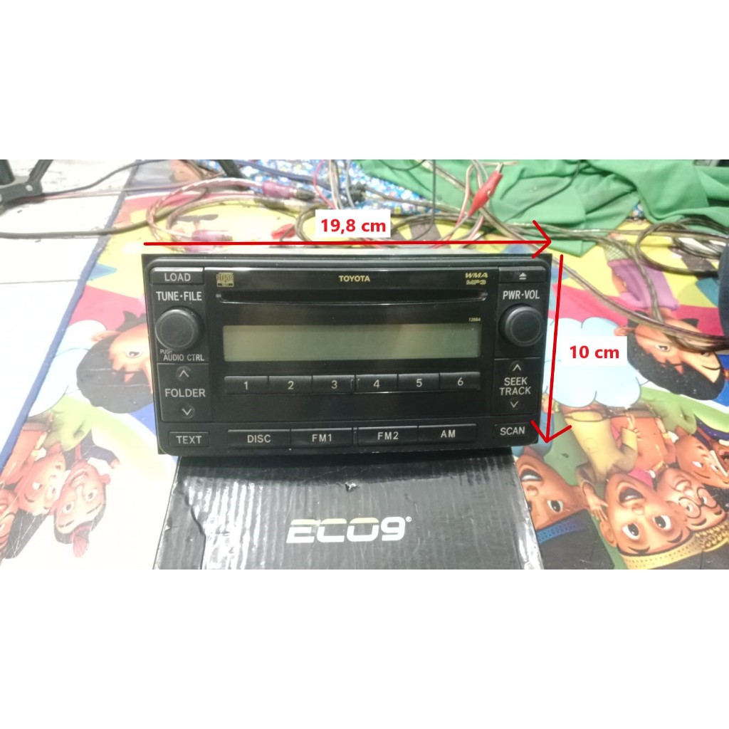 TAPE MOBIL BEKAS JADUL. ORIGINAL TOYOTA INNOVA. KONDISI BEKAS. CD ERROR LAINNYA NORMAL.