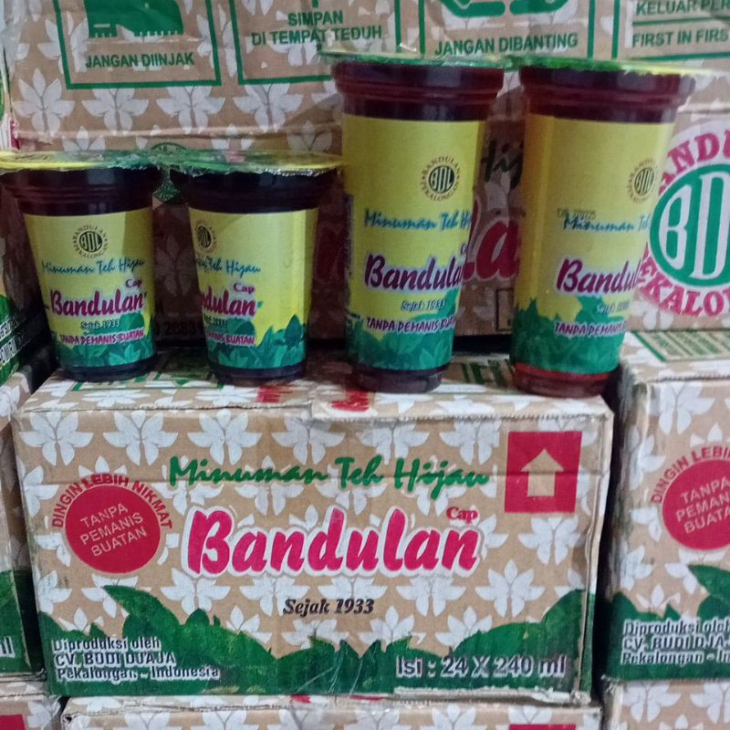 

Teh bandulan gelas 160ml Dan 240 ml