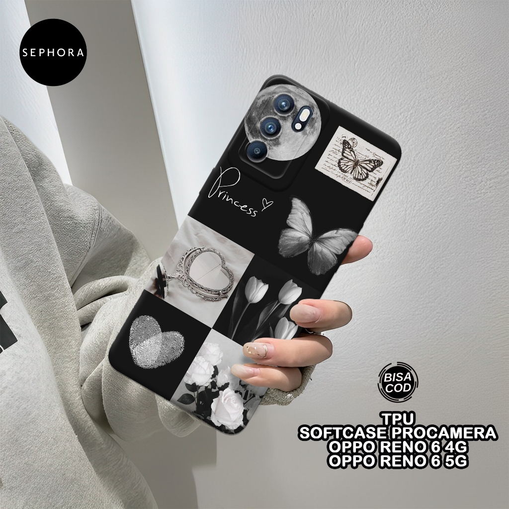 Softcase Oppo Reno 6 Terbaru - Fashion Case Aesthetic - Case Oppo Reno 6 - Case Pro Camera - Casing 
