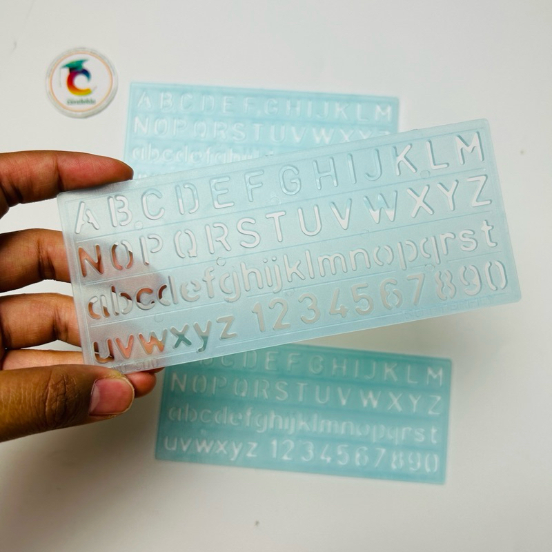 

Penggaris Sablon Mal Huruf Angka BUTTERFLY No.300