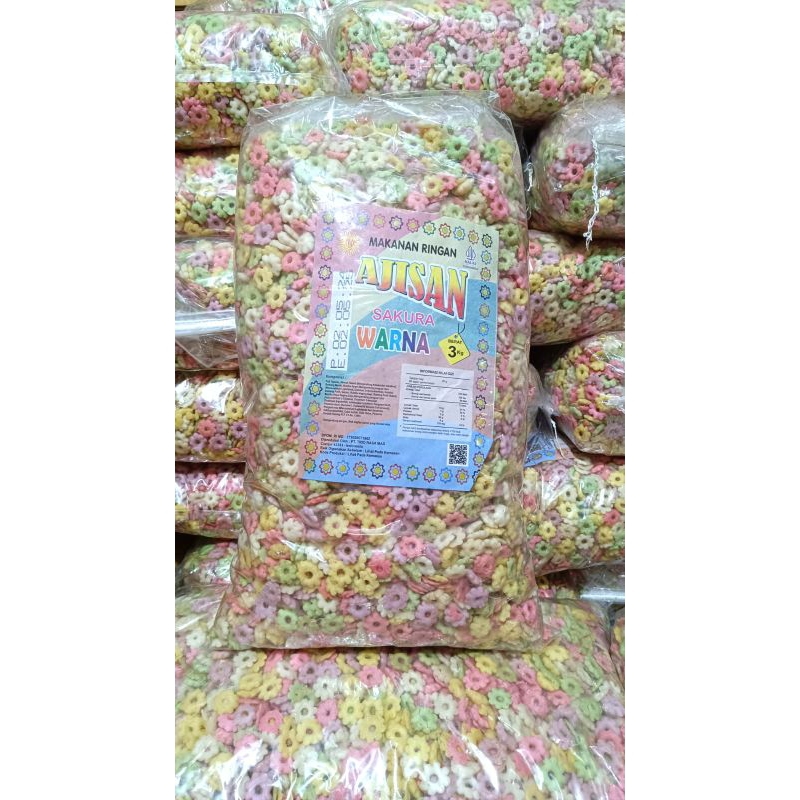 

Snack Riri Bunga Warna Warni