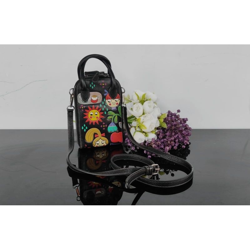 preloved slingbag serlium leather