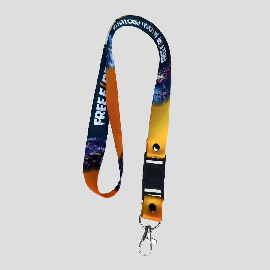 

Cetak Tali Lanyard Custom | Tali Id Card Custom Full Colou 2 sisi