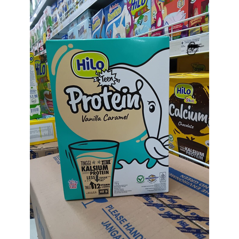 

HiLo teen PROTEIN 750gr Vanilla Caramell - susu tinggi kalsium dan protein