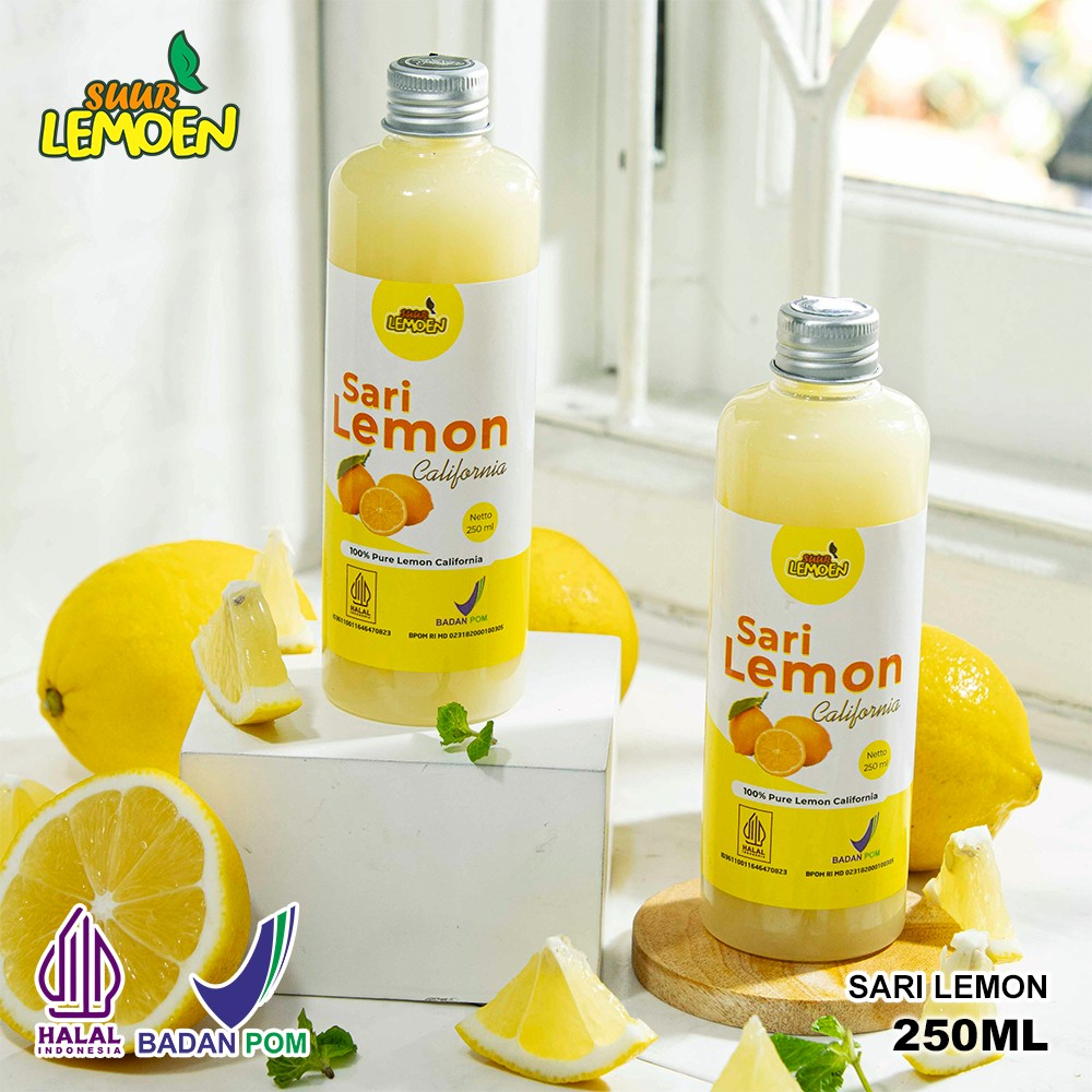 

MINUMAN - Sari Lemon / Air Lemon Murni / Minuman Diet 250ml - 500ml | Lemon California