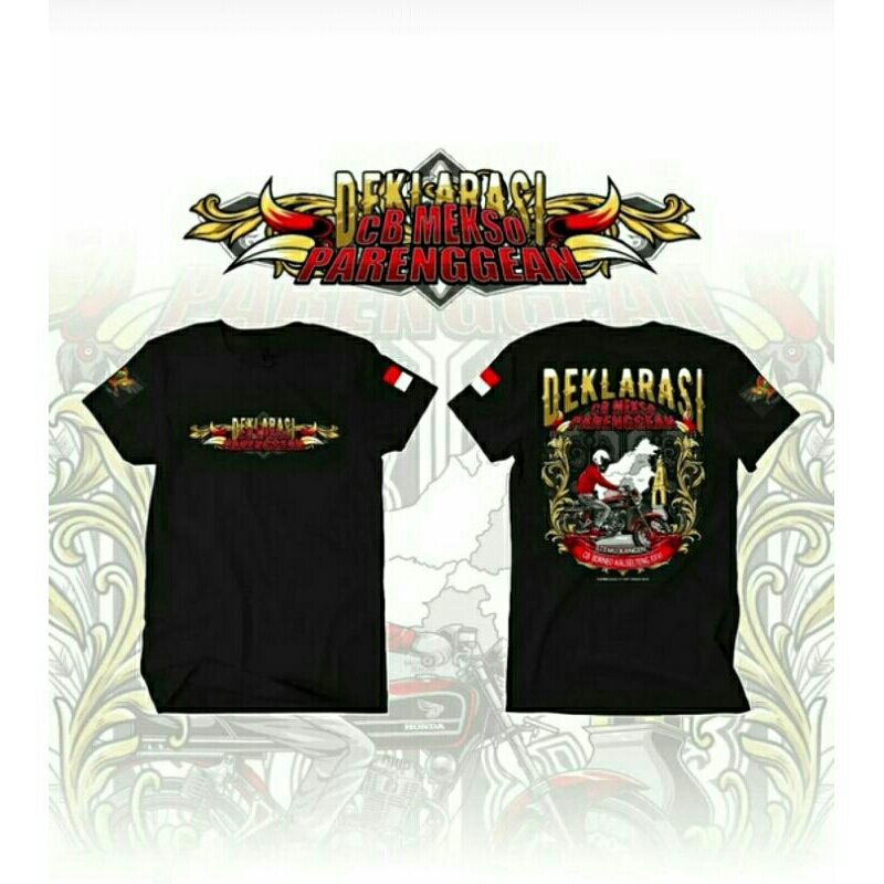 Kaos Deklarasi CB Mekso Parenggean