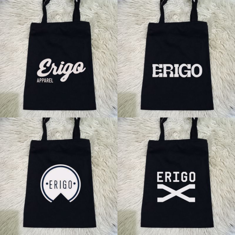 Totebag Distro Erigo Apparel Bahan Baby Kanvas Premium Tebal / Tas Jinjing Baby Canvas Distro Erigo 