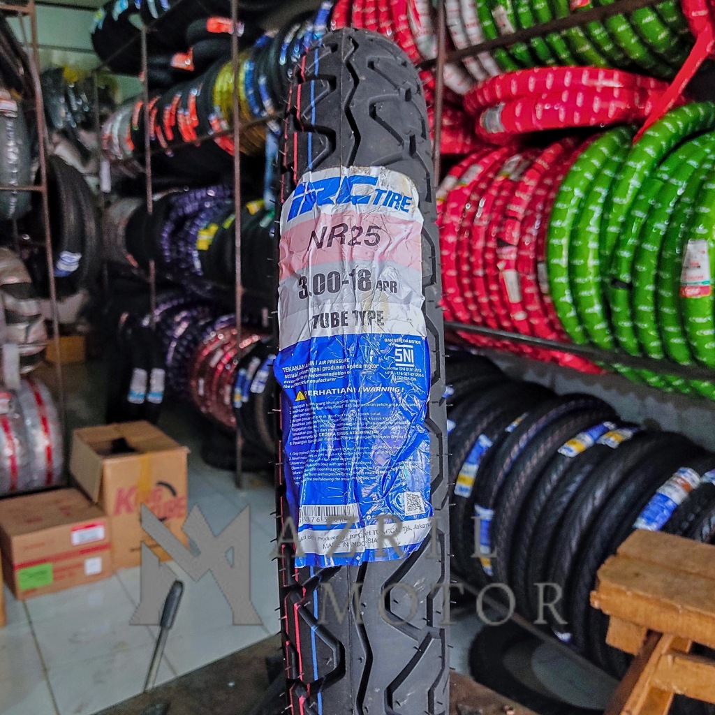 BAN LUAR SCORPIO/RX KING IRC NR25 RING 18 UKURAN 275-18 300-18 100/90-18 TUBETYPE (BUKAN TUBLES)