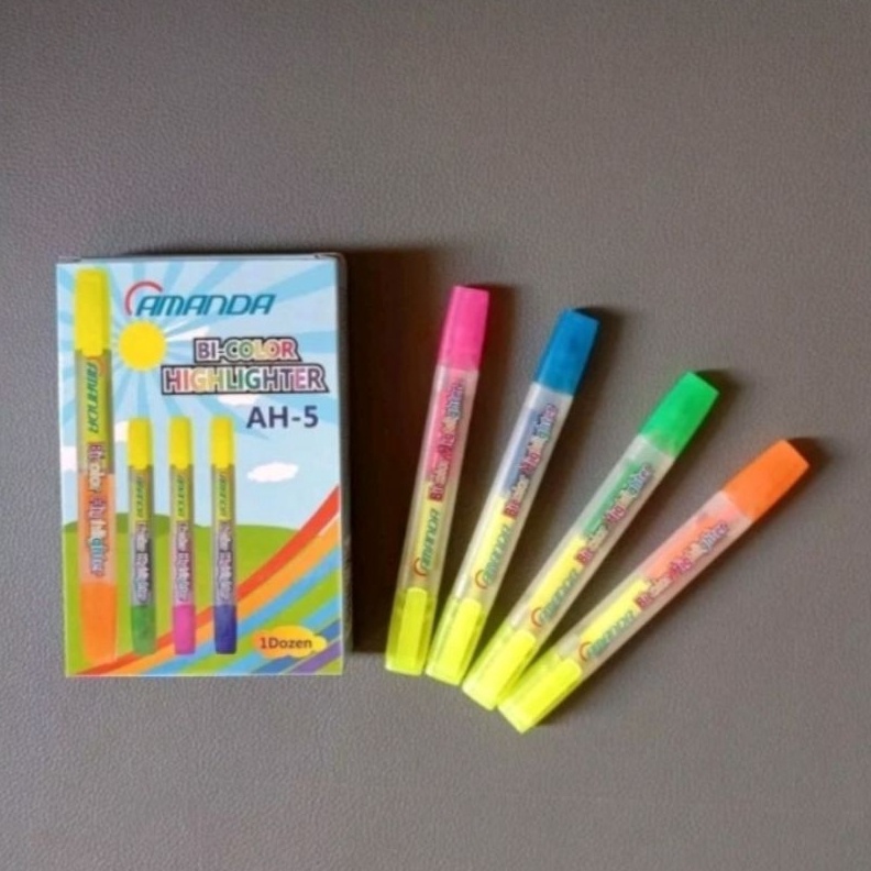 

KODE V49B Stabilo Dua Sisi Dua warnaPack isi 12 pcs