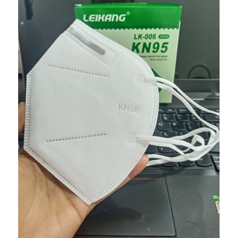 [100% ASLI] MASKER LEIKANG MERK KN95 KAWAT LUAR VIRAL 1 BOX ISI 10 PCS + BOX MASKER MULUT TEMURAH