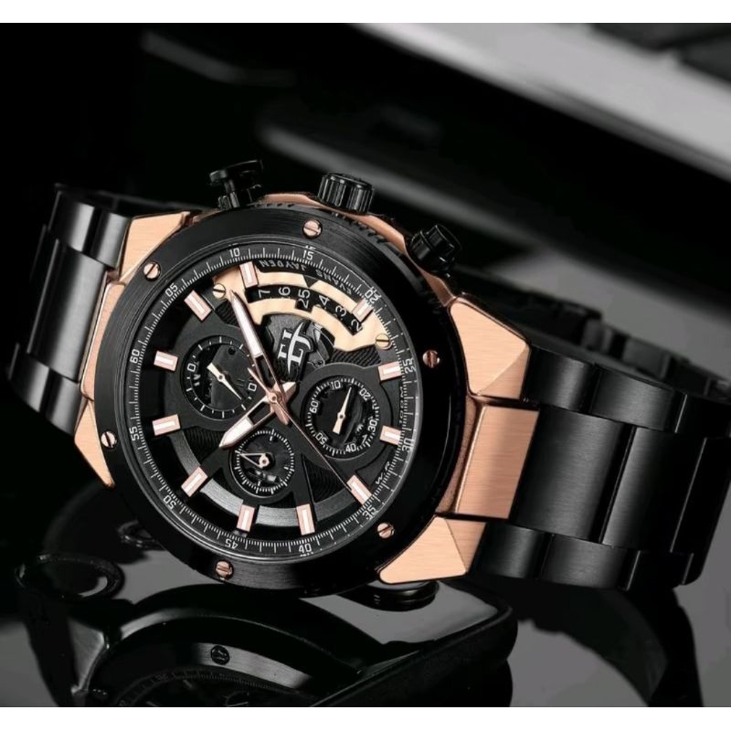 evans jayden 9562 jam tangan pria Analog rantai