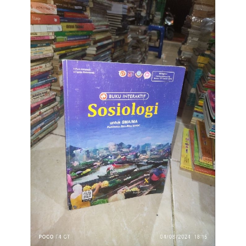 buku interaktif sosiologi untuk SMA Ma peminatan Ilmu Sosial kelas 10 semester 1
