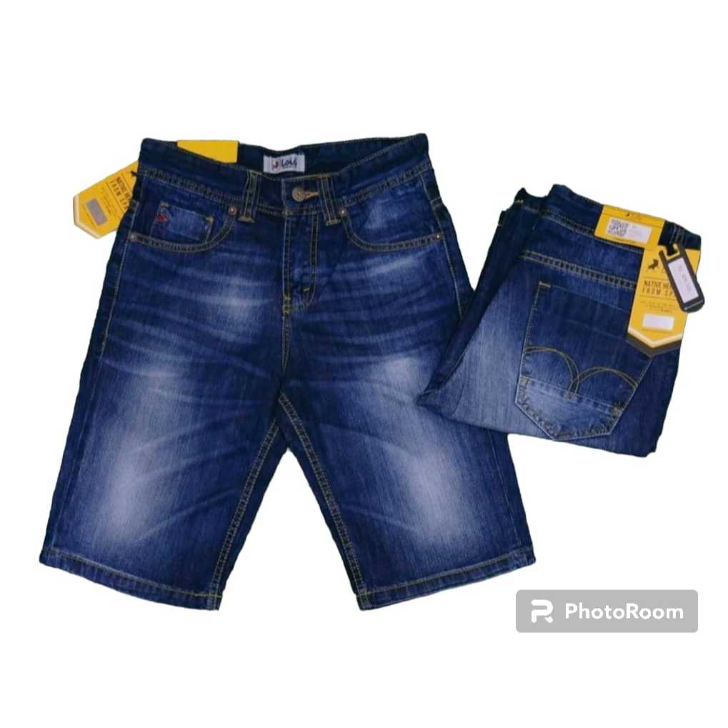 CELANA PENDEK PRIA JEANS LOIS / Celana Jeans Pendek Pria Original 100% Lois Model Terbaru
