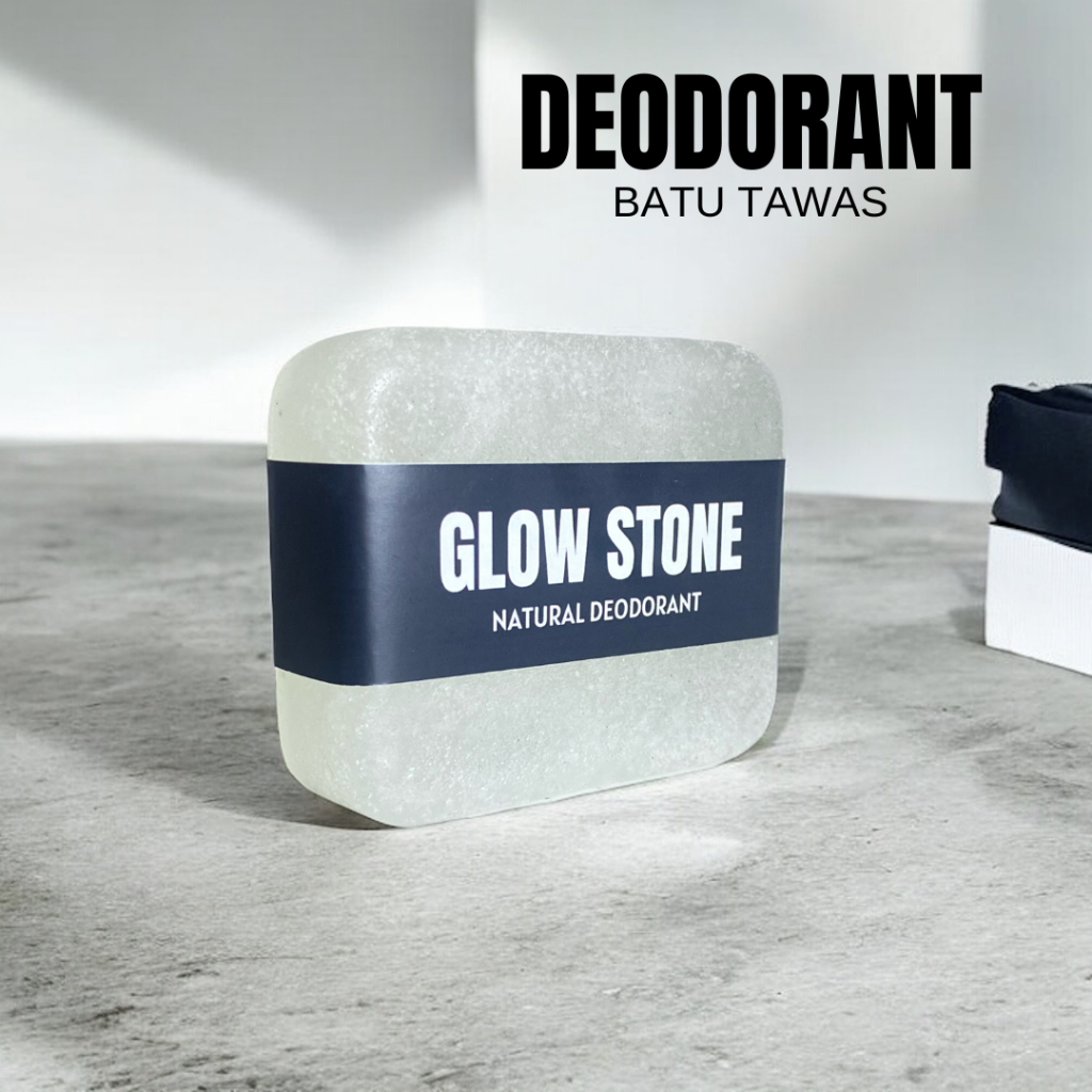 Deodorant Batu Tawas Organik Deodoran Penghilang Bau Badan Ketiak