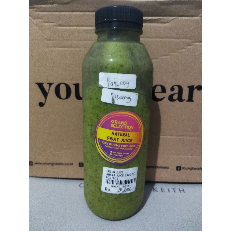 

JUS PAKCOY PISANG ORGANIK 500ML (no sugar)