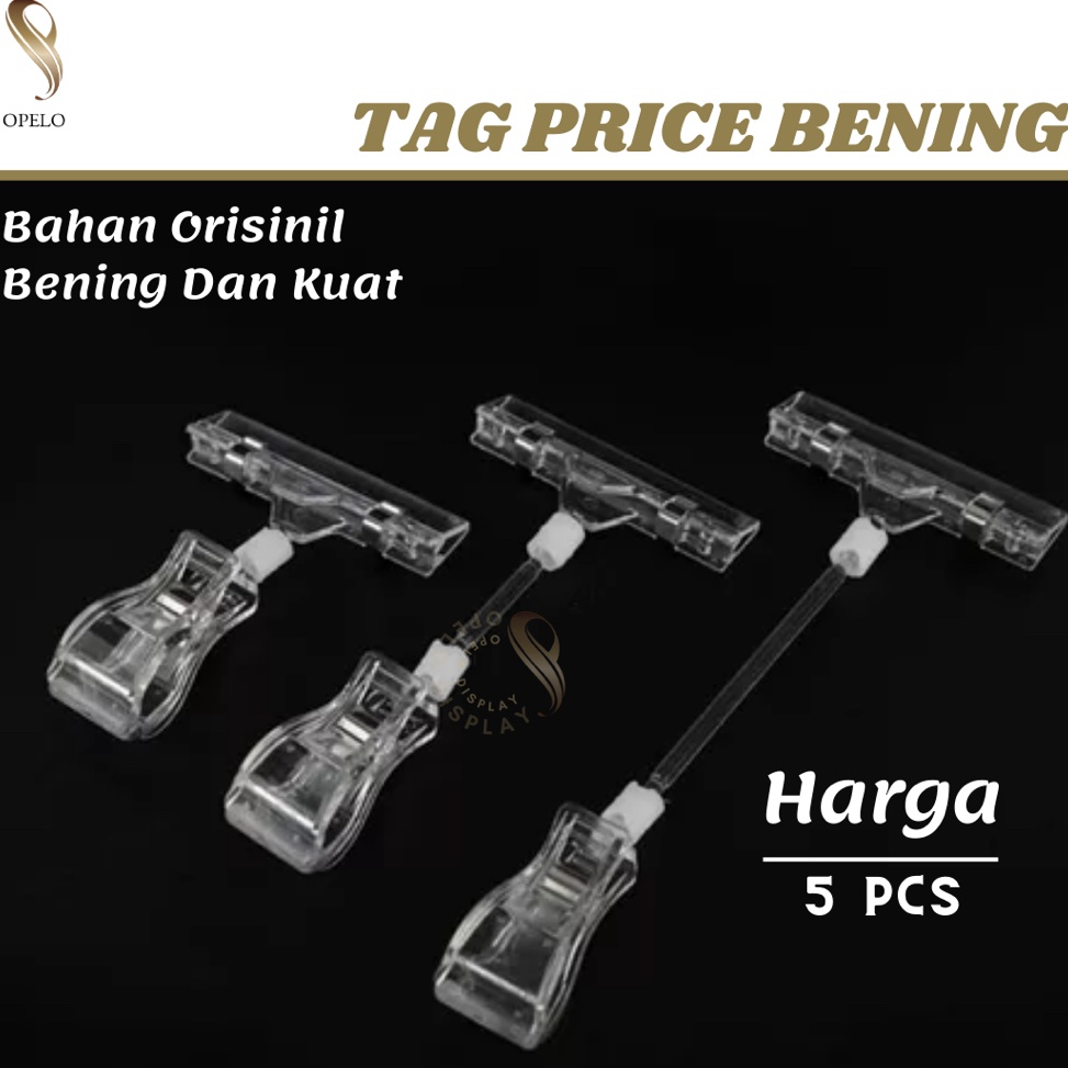 

KODE I76O 5 PCS TAG PRICE HOLDER BENING JEPIT HARGA CLEAR JEMPOL HARGA BENING JEPITAN KERTAS PROMO TRANSPARAN