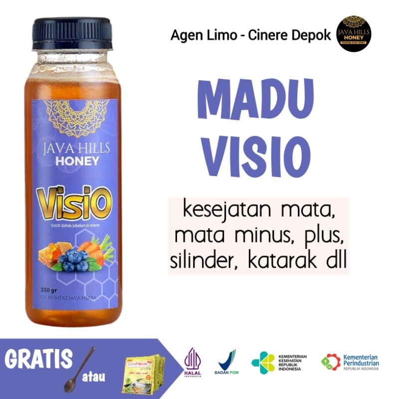 

Madu Visio Javahills Honey Madu Kesehatan Mata 320 gr
