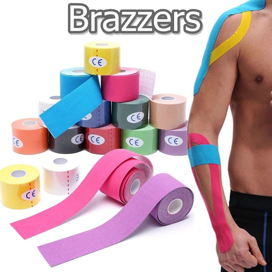 Diskon Viral  Tape Kinesio Tapping Kinesiology Lem Perban Gulung Perekat Medis Jari Tangan Otot Spor