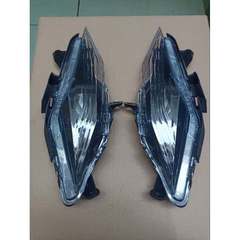 Cms. Sen Depan Reflektor Hitam Beat Deluxe 2020-2021-2022-2023 Costum Smoke Beat Street new Led