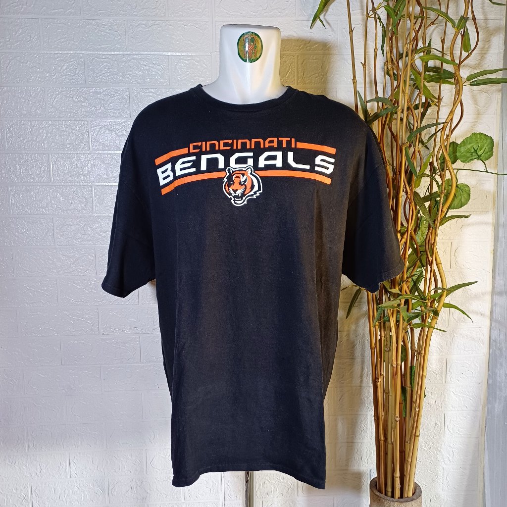 KAOS NFL CINCINNATI BENGALS TIGER SZ XXL (SECOND BRANDED) HITAM TS0370
