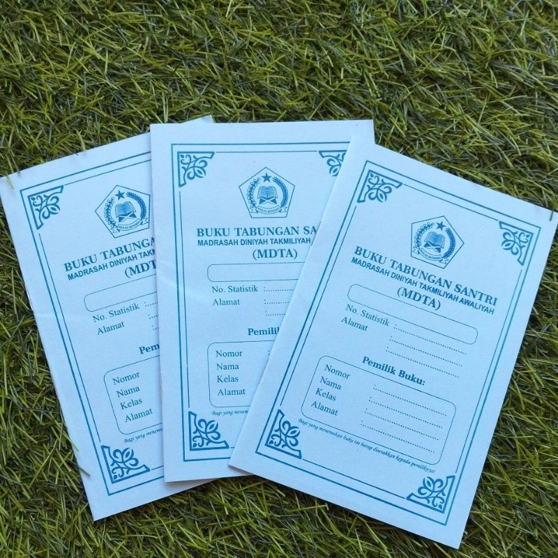 

Buku Tabungan Santri MDTA