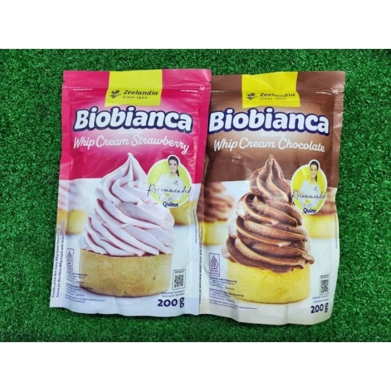 

Zeelandia Biobianca Non Dairy Whip Cream 200gr Lokal HALAL