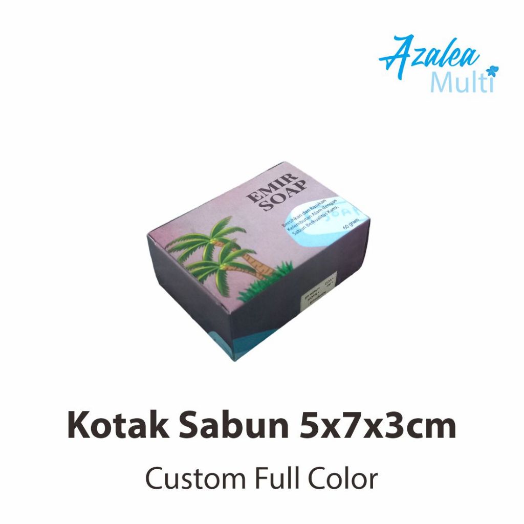 

Kotak Sabun Custom 5x7x3cm dus kosmetik box parfum obat kemasan