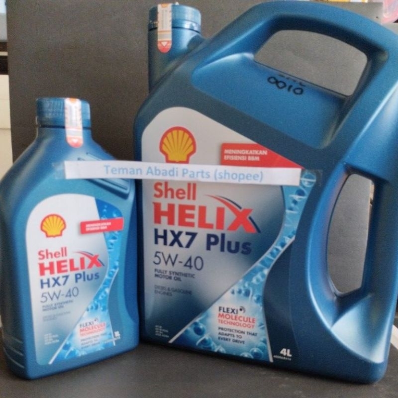 OLI MESIN SHELL HELIX HX7 1LITER / 4 LITER (1 PC)