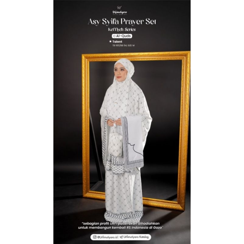 Asy-Syifa Prayer set by Urfimutiyaro| Ready Stock ✨