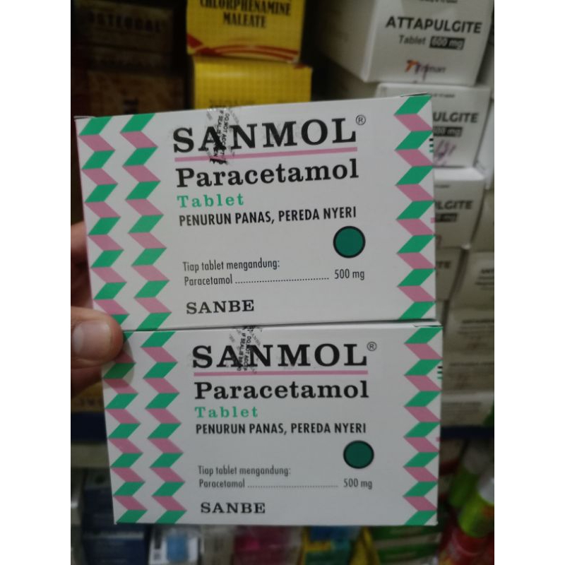 sanmol tablet box