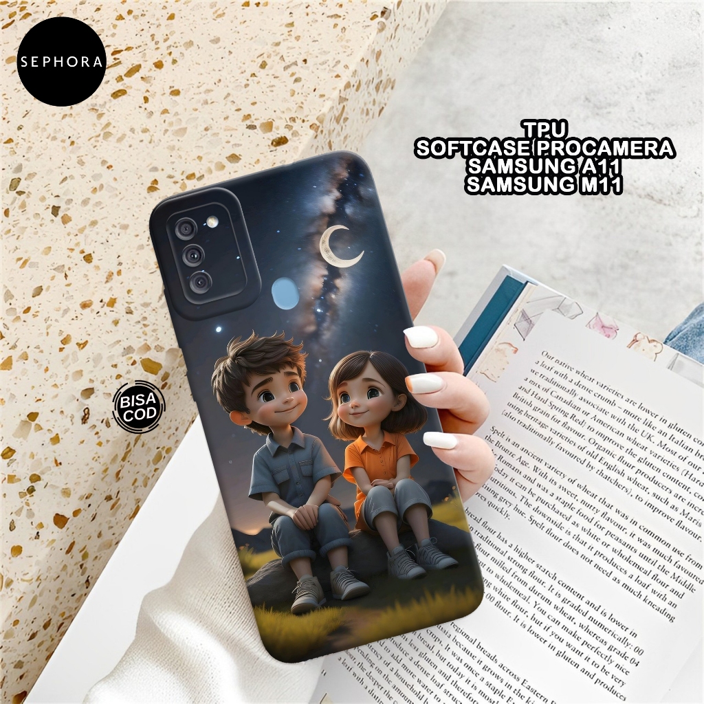 Softcase Samsung A11 / M11 Terbaru - Fashion Case Cartoon - Case Samsung A11 / M11 - Case Pro Camera