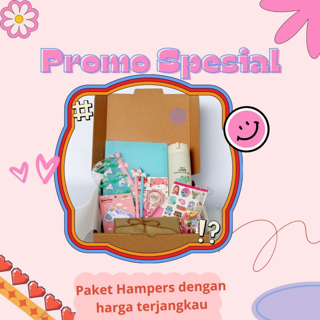 

sakura acc alat tulis set paket hampers murah kado ulang tahun