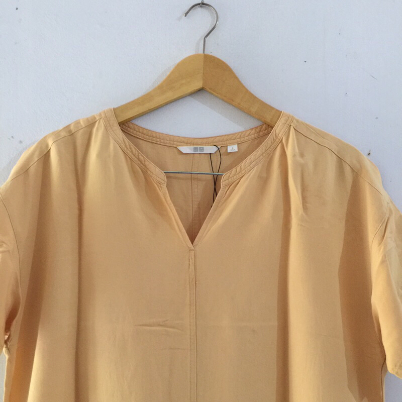 PRELOVED LINEN DRESS UNIQLO (baca deskripsi)