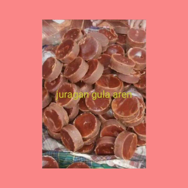 

gula aren asli 100% tampa campuran kemasn 500 gram