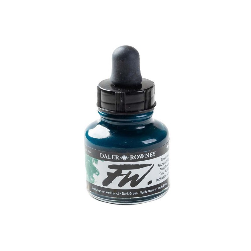 

Daler Rowney Fw Ink 29.5Ml Green Series