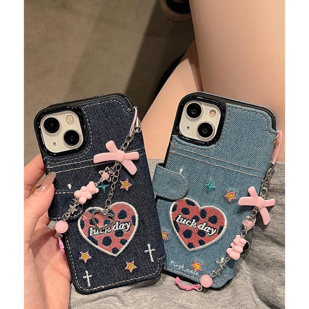 HOT Jeans Book Case for Iphone 11 12 13 14 15 16 17 Pro Max Airpods Gen 1 2 3 FJ32