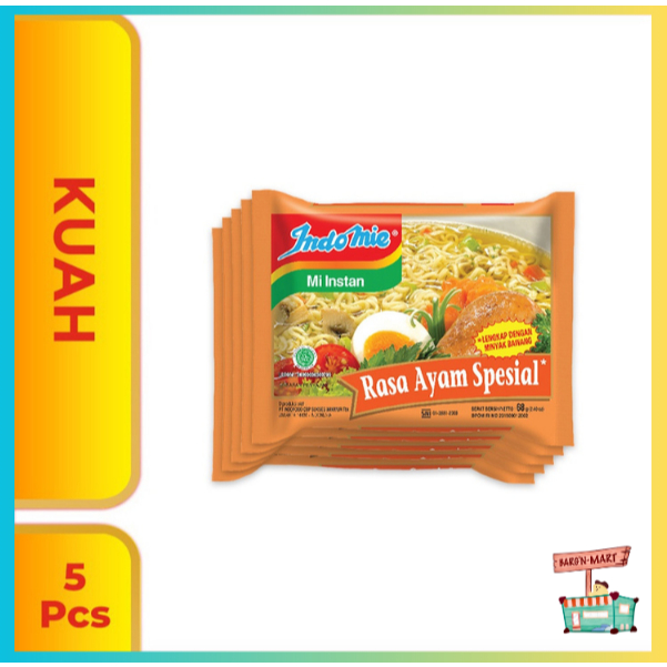 

5 Pcs - Indomie Kuah Ayam Spesial