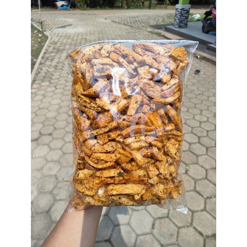 

Basreng Hah pedas daun jeruk 1kg