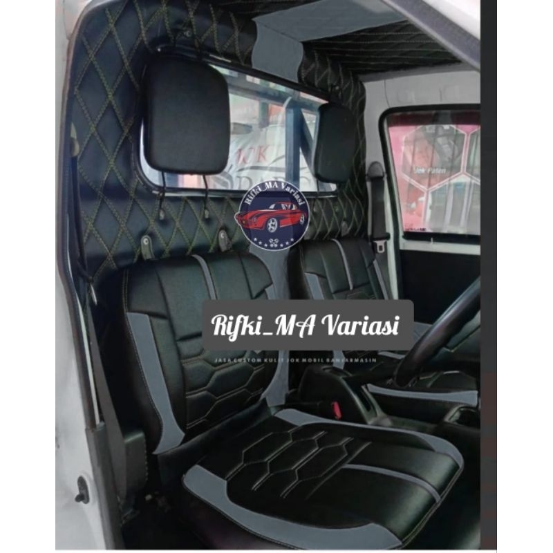 Sarung jok mobil apv mega carry pick up full interior / cover plafon mega carry pickup / pelalis pin