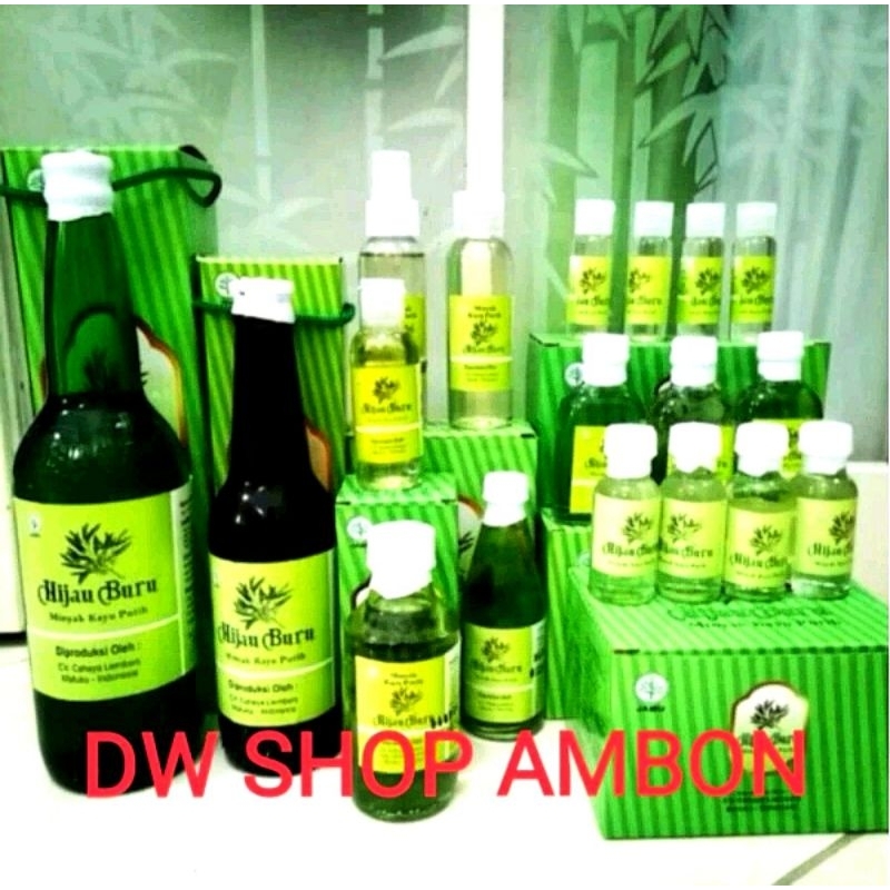 Minyak kayu putih hijau Buru 600ml