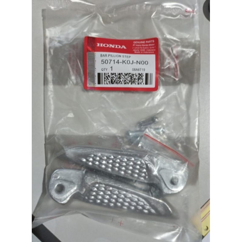 STEP PIJAKAN KAKI BELAKANG HONDA BEAT LED-BEAT STREET2020-GENIO-SCOOPY 2021(KOJ)