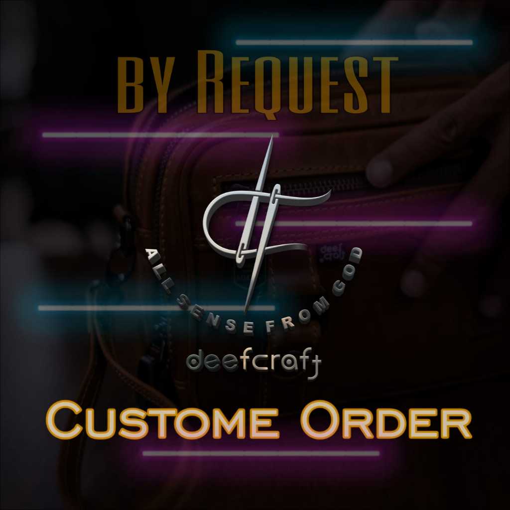 

CUSTOM SLEEVECASE REQ BY ORDER SUDAH FREE TALI LANYARD