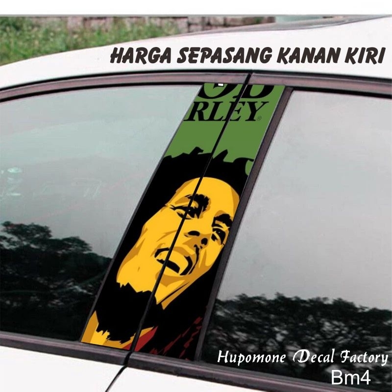 Stiker Pilar Mobil Edisi Bob Marley