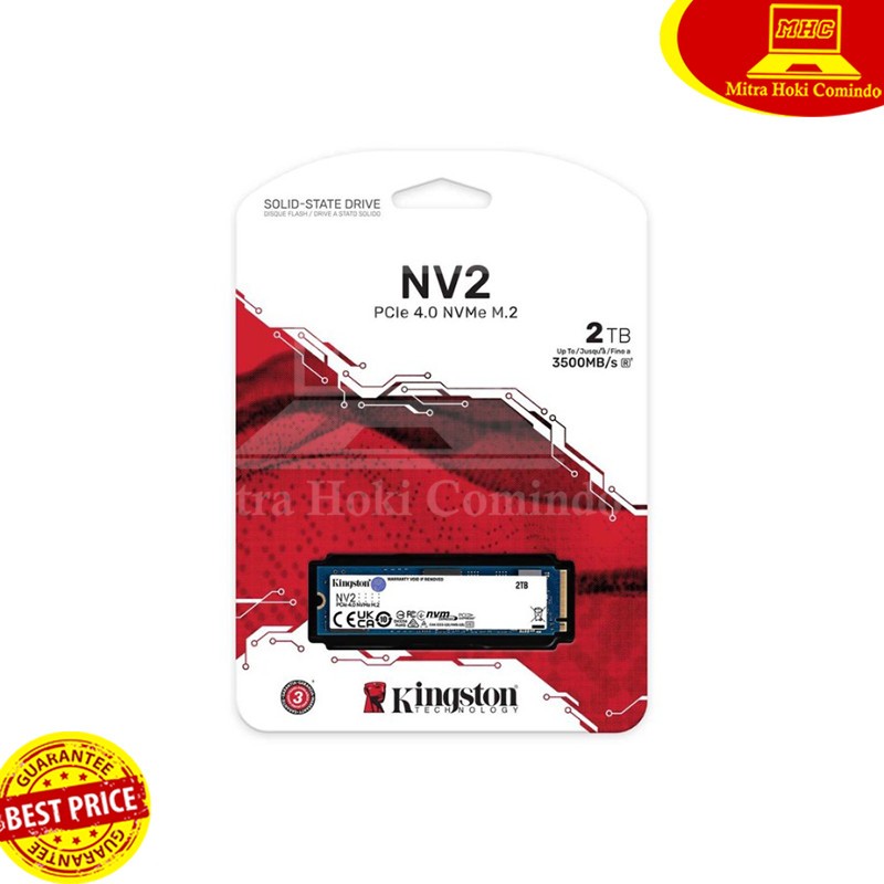 SSD KINGSTON 2TB SSD NVME KINGSTON NV2 2TB M.2 NVME GEN 4