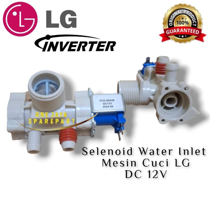 Selenoid - Water Inlet FCD 90A36 / DC 12V Mesin Cuci LG Inverter