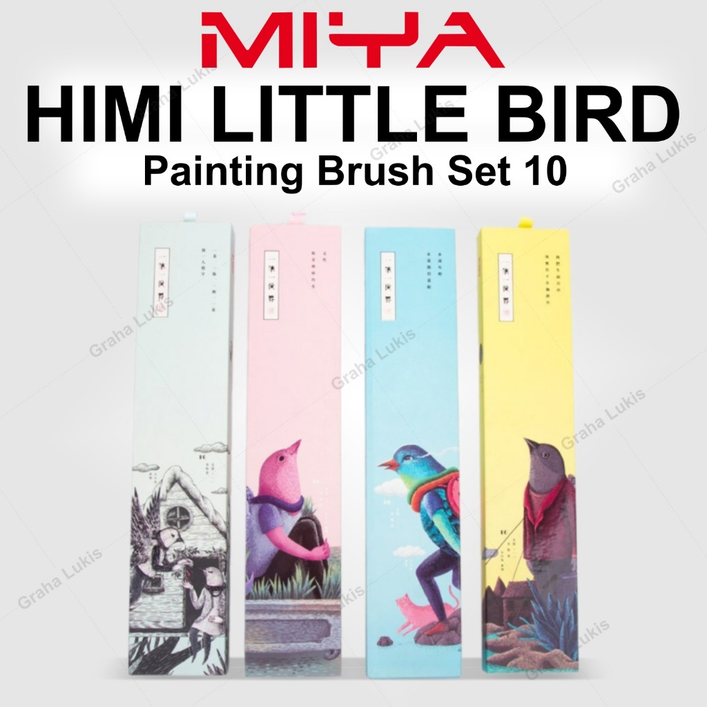 

Miya Little Bird Paint Brush 10pcs